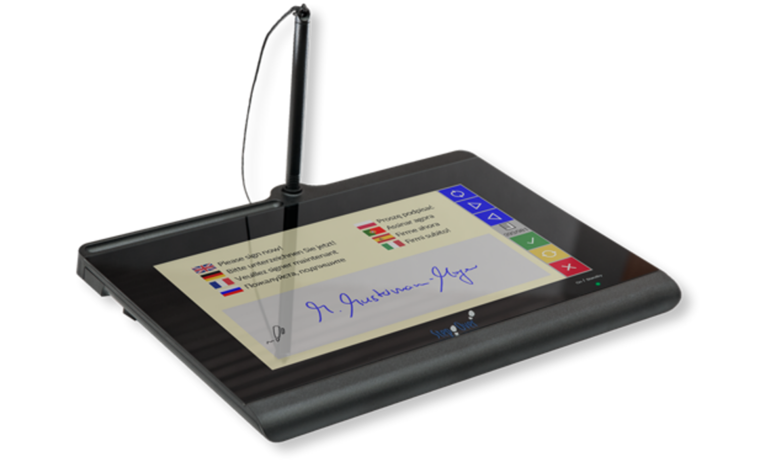 Signaturpad mit Farbdisplay DOCma